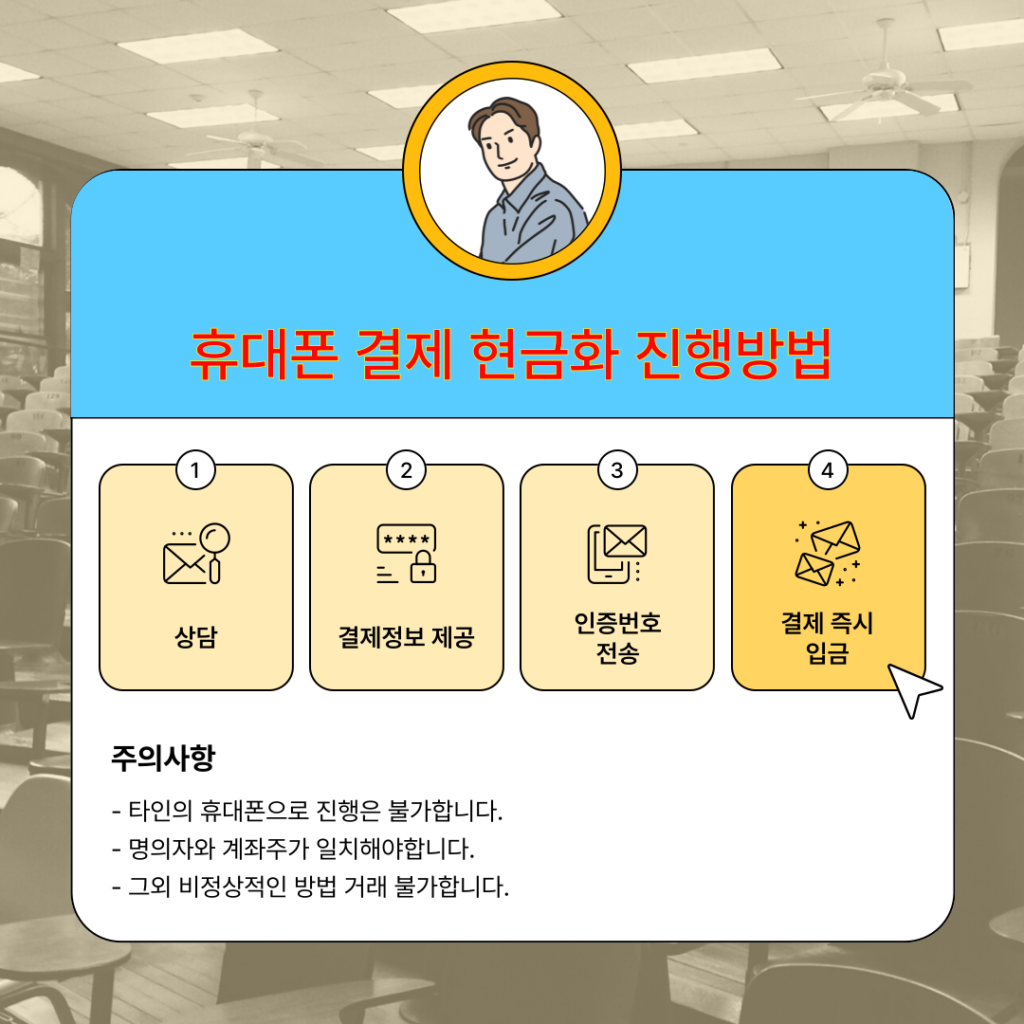 핸드폰 소액결제 업체 현금화 대표이미지 6